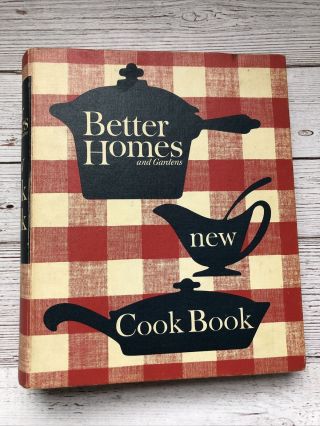 Vintage Better Homes And Gardens Cookbook 1962 1st Printing 1960 