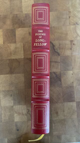 Henry Wadsworth Longfellow THE POEMS OF LONGFELLOW Easton Press 1st Edition 1st 3