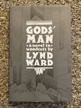 God’s Man A Novel In Woodcuts By Lynd Ward Hardcover Signed ’d