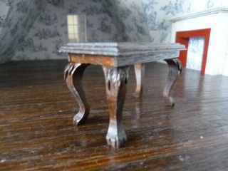 VINTAGE Sonia Messer PIANO BENCH 1:12 Dollhouse Miniature Made in Columbia 2