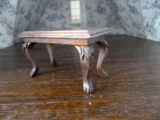 VINTAGE Sonia Messer PIANO BENCH 1:12 Dollhouse Miniature Made in Columbia 3