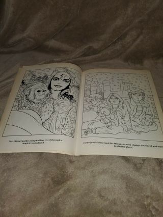 Michael Jackson Moonwalker Coloring Book.  very HTF (1988,  Paperback) 3