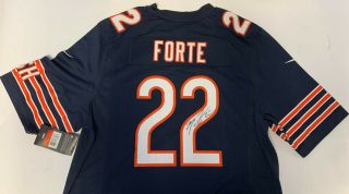 Matt Forte Chicago Bears 22 Nike Nfl Football Jersey Signed Sz L