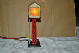 Vintage Marx No.  413a Lighted Switchman’s Signal Tower For O Gauge -