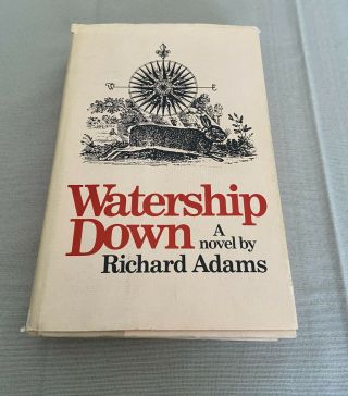 Watership Down By Richard Adams Hc Dj Book 1st Edition 2nd Printing 1972