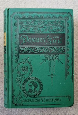 Dombey And Son By Charles Dickens Antique 1884 Victorian Classic Novel