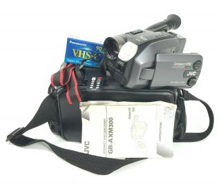 Vintage 1998 Jvc Videomovie Vhs - C Vhsc Camcorder Gr - Axm300u Video Camera