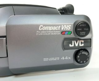 Vintage 1998 JVC Videomovie VHS - C VHSC Camcorder GR - AXM300U Video Camera 3