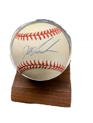 Doc Gooden Signed 1996 York Yankees World Series Baseball 96 Ws Champs