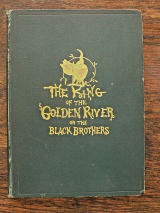 1888 Ruskin King Golden River Illustrations Doyle Old Antique Childrens Book