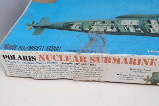 Revell Vintage 1975 Polaris Nuclear Submarine Show - Off Model Kit 1:260 Open Box 2