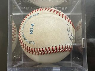Brooks Robinson Baltimore Orioles Autograph Baseball The Human Vacuum 2