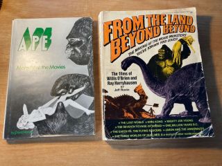2 Books,  From The Land Beyond Beyond & Ape,  Monster Of The Movies,  Old Hollywood