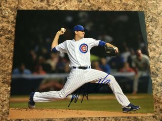 Kyle Hendricks Signed 8x10 Photo Chicago Cubs Autograph