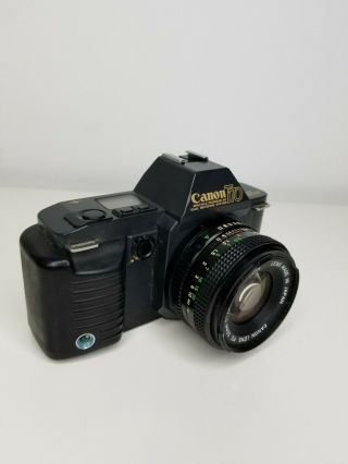 CANON T - 70 35mm SLR FILM CAMERA W FD 50mm 1:1.  8 Lens JMDC JCII43 Japan vintage 2