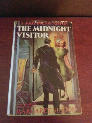 Vintage Judy Bolton Book: The Midnight Visitor With Dust Jacket
