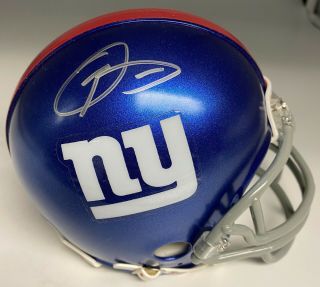 Odell Beckham Jr.  Signed Giants Mini Football Helmet Autographed Auto W/ Sgc