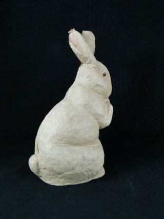 Vintage Large Paper Mache Easter Bunny Rabbit 10 1/2 