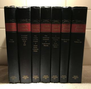 The Complete Novels Of Mark Twain,  7 - Volume Set,  Nelson Doubleday Hardcover 1960