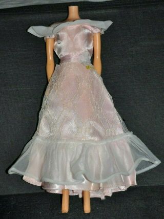 Rare Vintage 1976 Japanese Issue Superstar Barbie Doll Dress Outfit A2403 Pink
