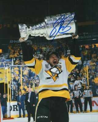 Sidney Crosby Nhl Pittsburgh Penguins Signed 8x10 Photo With
