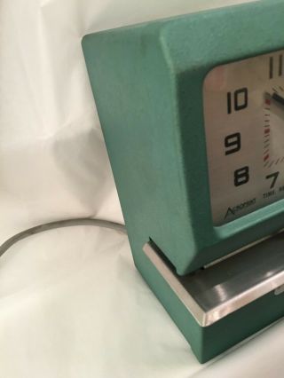 Vintage Acroprint Time Recorder Auto Punch Clock No Key 3