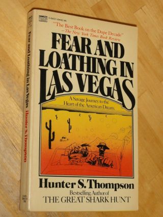 Fear And Loathing In Las Vegas Hunter S.  Thompson Vintage Fawcett Paperback