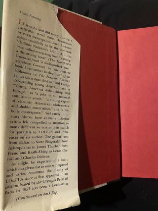 Lolita Vladimir Nabokov Hardback Book 1st Edition 14th Impression 1955 3
