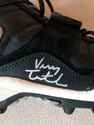 Vinny Testaverde autographed signed Pony Football Cleat Jets Heisman (JSA) 2