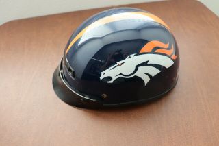 Denver Broncos Motorcycle Helmet Xl