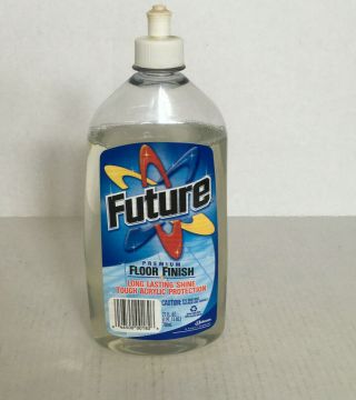 Vintage Plastic Bottle Future Premium Floor Finish Tough Acrylic Protection