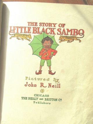 THE STORY OF LITTLE BLACK SAMBO & THE STORY OF PETER RABBIT 1910 2