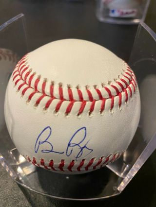 Bruce Bochy San Francisco Giants Autographed Signed Romlb Baseball Beckett