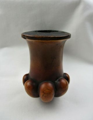 Vintage,  Smoking Pipe,  Calabash Style,  Burl Wood Bowl,  Unique Design,  No Stem