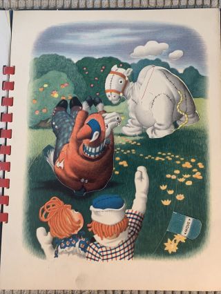 Vintage “Raggedy Ann and Andy” With Animated Illustrations First Ed.  1944 3