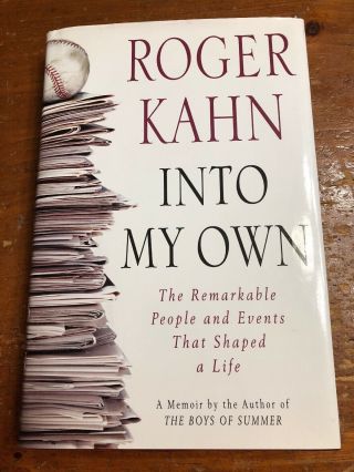 Into My Own By Roger Kahn Signed