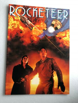 Japan Movie Souvenir Program " The Rocketeer " Jenny Blake,  Cliff Secord 【m01】