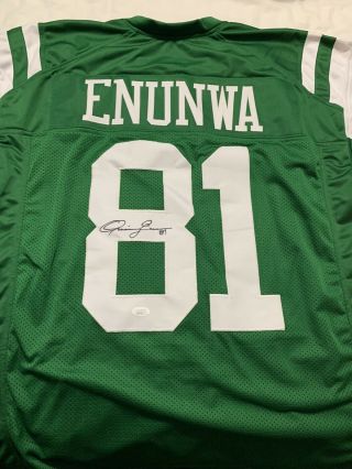 Quincy Enunwa 81 Signed York Jets Jersey Autographed Sz Xl Jsa Auto