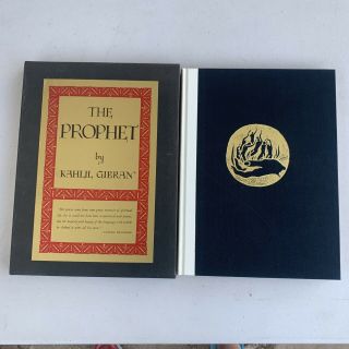 The Prophet Kahlil Gibran 1971 Slipcase 12 Illustrations & Beauty Of Life Bundle
