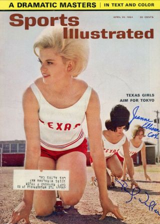 Paula Walter Jeanne Ellison Cox Texas Longhorns Sports Illustrated Signed Auto 