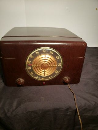 Vintage Admiral Bakelite Phonograph Radio Or Restoration