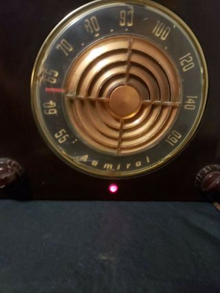 Vintage Admiral Bakelite Phonograph Radio or Restoration 2