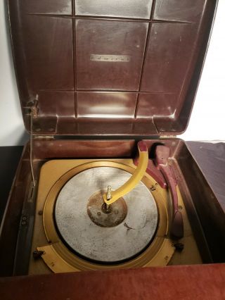Vintage Admiral Bakelite Phonograph Radio or Restoration 3