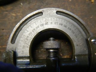 VINTAGE LUFKIN PROTRACTOR HEAD FOR COMBINATION SQUARE RULER MACHINIST TOOL 2
