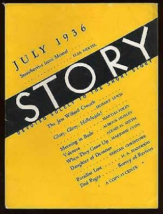 Aldous Huxley / Story Devoted Solely To The Short Story July 1936 First Edition