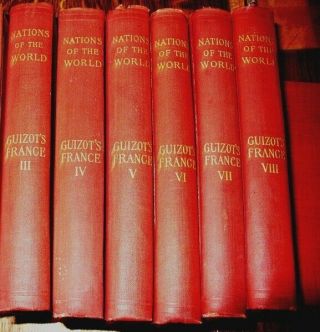 8 Volume Set Nations Of The World 1888 - Colliers History France 1st Ex