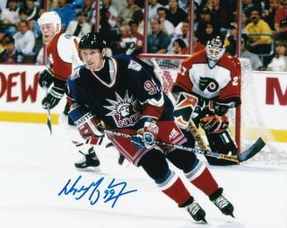 Wayne Gretzky Signed 8x10 Photo Autograph York Rangers