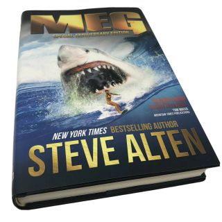 Meg - Limited Special Anniversary Edition Signed By Steve Alten 401 Of 5000