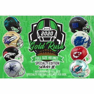 2020 Gold Rush Full Size Specialty Helmet (x1) Break 7 Green Bay Packers