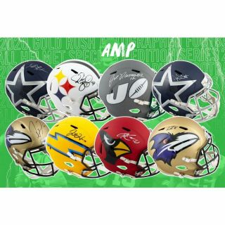 2020 Gold Rush Full Size Specialty Helmet (x1) Break 7 Green Bay Packers 2